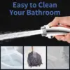 Bathroom 3 Modes Adjustable Shower Head High Pressure Water Saving Nozzles Sprayer One Key Stop Water Showerhead Jetting Shower 5