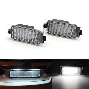 

Pair 6000K License Plate Light Number Plate Light For Jaguar XJ XF Ford Transit Fiesta Focus Mondeo Kuga Galaxy Ranger Edge