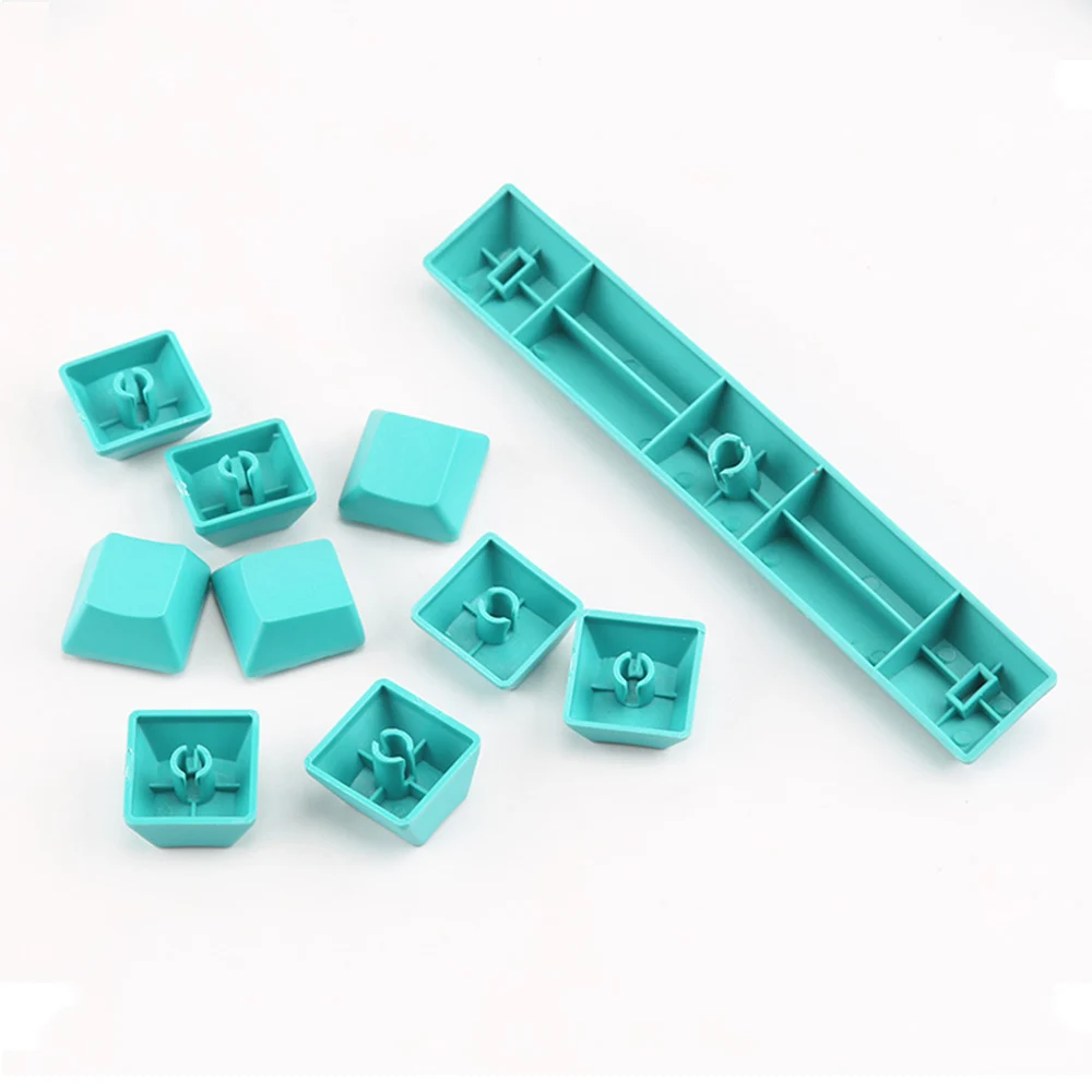 Без букв статическая емкостная клавиатура PBT Keycaps Color ful R1 R2 R3 R4 2 25 1 75 красный цвет