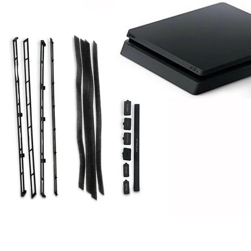 

Anti-Dust Protective Cover Case Silicone Stoppers Filter Mesh Plug Dust Proof Kit Gaming Console DIY Accessories For PS4 Slim