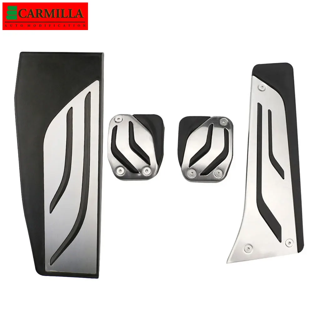 Carmilla Brake Accelerator Fuel Car Pedals for BMW 1 2 3 4Series M3 M4 E87 E90 F20 F21 F30 F32 F36 F80 F82 Foot Rest Brake Pedal car pedals