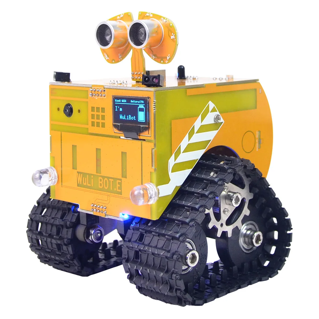 WuliBot скретч+ Mixly программируемый робот RC программируемый трек автомобиль паровой развивающие игрушки с камерой/без камеры