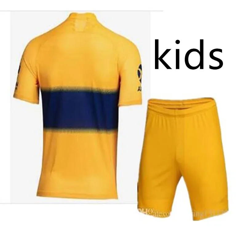 19, 20 Детский комплект, Boca Juniors, Футбольная Футболка, домашняя, GAGO, OSVALDO, PEREZ DE ROSSI, TEVEZ, PAVON, JRS, спортивная детская футболка - Цвет: kids