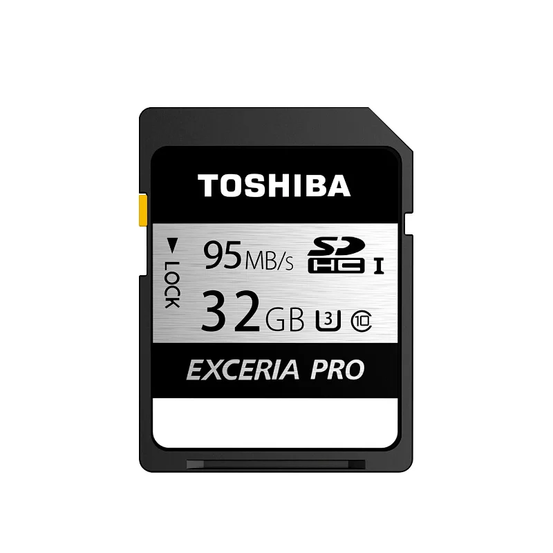 TOSHIBA 128 ГБ sd-карта EXCERIA PRO 64 ГБ 32 ГБ класс 10 UHS-I U3 SDHC SDXC SD карта памяти до 95 МБ/с./с для видеокамеры - Емкость: 32 Гб