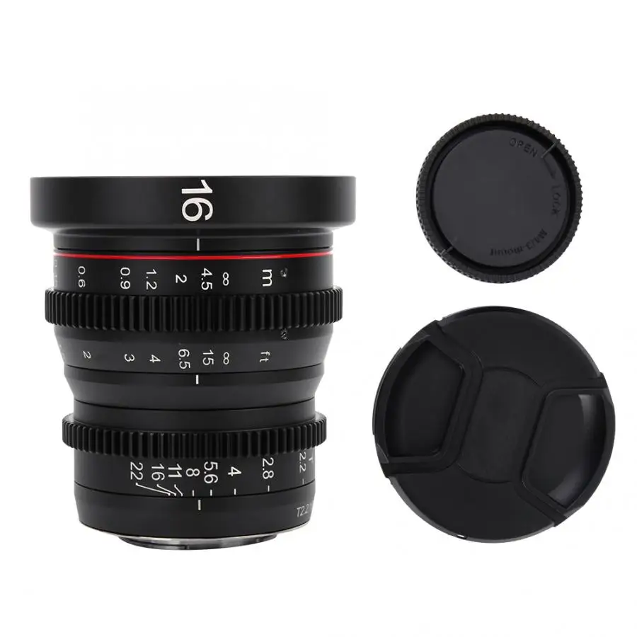 Meike 16 мм T2.2 объектив с ручным фокусом для Olympus M4/3 крепление беззеркальной камеры аксессуары