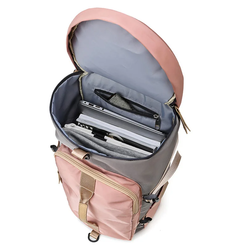 Women Gym Bag Backpack Fitness Bags for Shoes Outdoor Shoulder Gymtas Tas Sac De Sport Student Sportbag Travel Bag Daily XA891WA