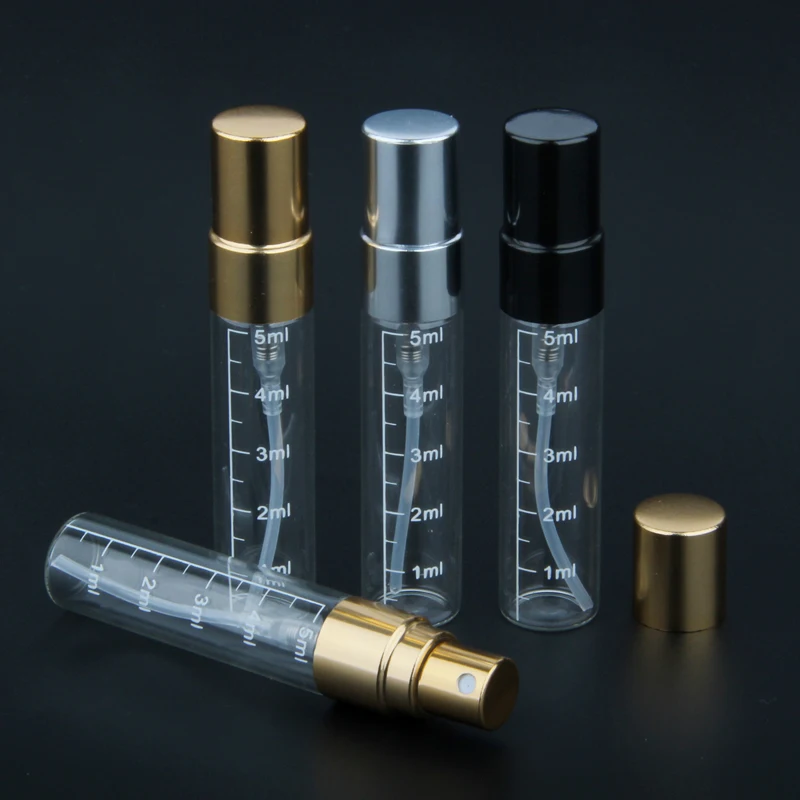 5ml/10 ml/30 ml/30 ml 빈 향수 병 알루미늄 스프레이 분무기 휴대용 여행 화장품 용기 개/몫