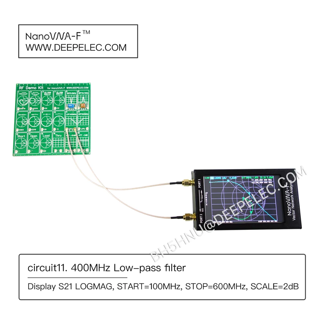 RF Demo Kit NanoVNA VNA тестовая доска фильтр аттенюатор|Компьютерные кабели и разъемы| |