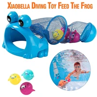Summer Diving Training Toys Feed The Frog Game The Bottom Feeder Underwater Swimming Pool Dive Toys Bath Toys for Boys and Girls 2
