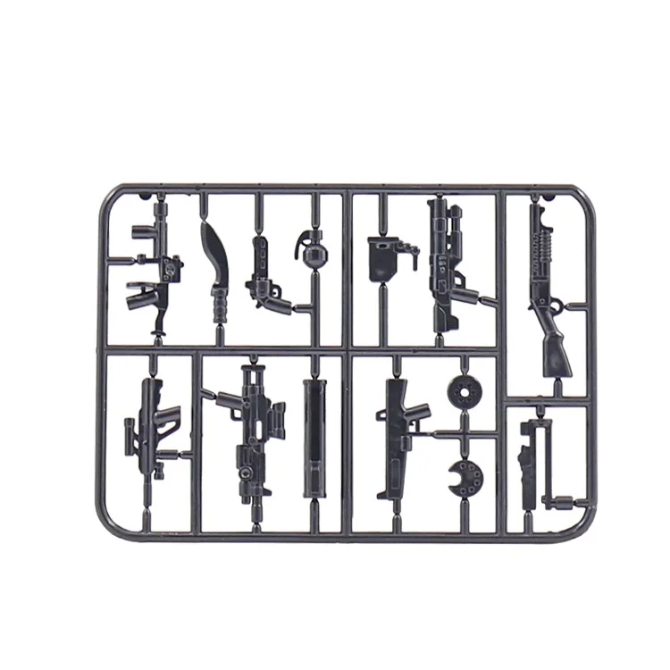 

1PCS JX091 Modern Weapon part Building Blocks Military Weapons accessories City police playmobil SWAT mini figures Original Toys