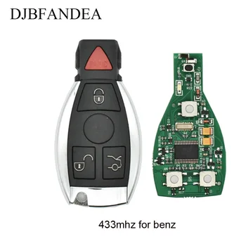 

DJBFANDEA 5Pcs/Lot 433MHz Smart Remote Key Keyless Entry Fob For Mercedes Benz 2000+ With Uncut Blank Blade