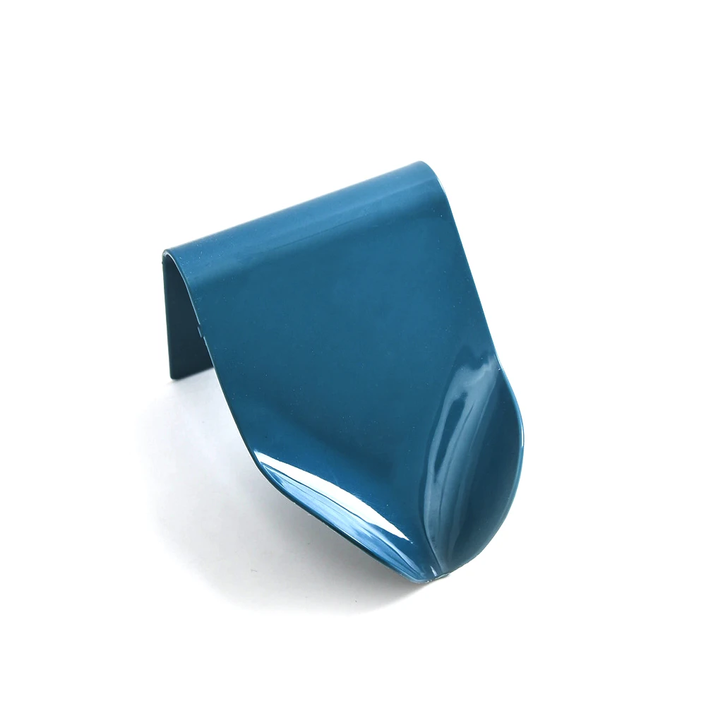 Высокое качество бесшовный настенный держатель для мыла дренажные отделочные стеллажи сильные бесшовные стикеры без отверстий мыльница - Цвет: blue