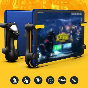 

Tablet Capacitor Eating Chicken Artifact Physics Game Auxiliary Four Or Six Finger Shooting Game Handle Blackb