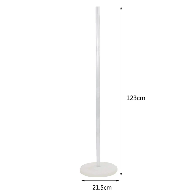  2 Sets 123Cm High DIY Balloon Column Stand Kits Decoration for Birthday Party Anniversary and Other