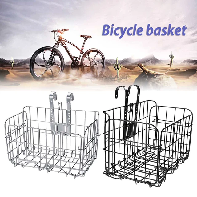 Vouwfiets Mand Detchable Staal Fiets Stuur Fiets Achter Rack Opknoping Dikke Fietsen Cargo Carrier _ - AliExpress Mobile