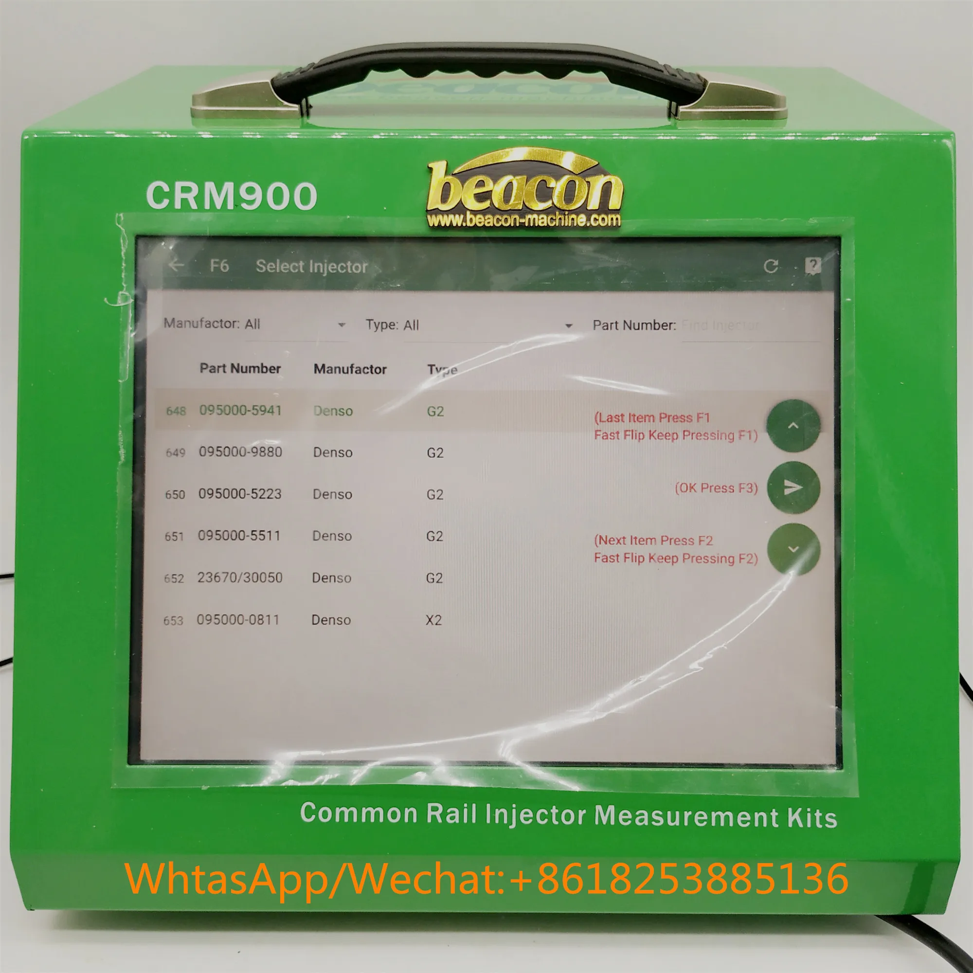 

Common Rail Diesel Fuel Injector Pump Repair Tools CRM900 Update 3 Stage Measurement