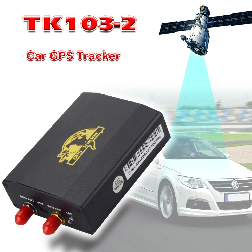 Автомобильный gps-трекер TK103-2 устройство слежения локатор с более оповещение о скорости движения оповещения Многофункциональный локатор sim-карты A-B переключатель