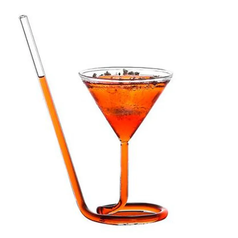 1 X Fashion Creative Personality Cocktail Glass Cup For Martini Margarita Champagne Cups Bar Accessories - Цвет: 110ml 4 oz T