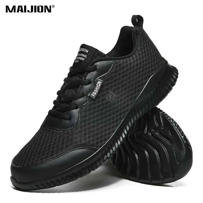 Классические мужские легкие дышащие кроссовки на шнуровке сетчатая мужская