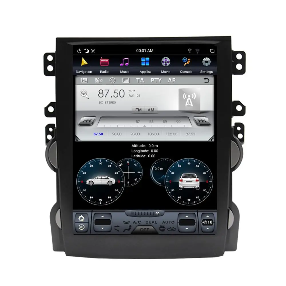 4G+ 64G Android 9,0 автомобильный gps-навигация, dvd-плеер для Chevrolet Malibu 2013- Tesla стиль 10,4 дюймов головное устройство