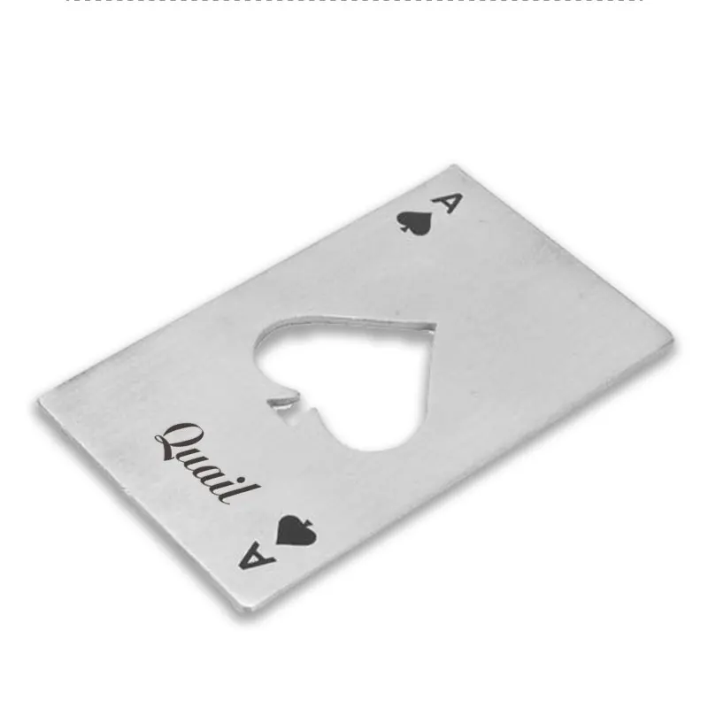 Модная дизайнерская открывалка для пива с игральной картой Ace of Spades покерная сода