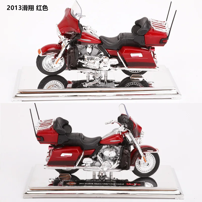 2013 Red Maisto 1:18 15 Стиль мотоцикл велосипед модель игрушки для Harley 2009F XDFSE CVO FAT BOB BREAKOUT 2004 FXSTDSE CVO street 750 - Цвет: 2013 Red