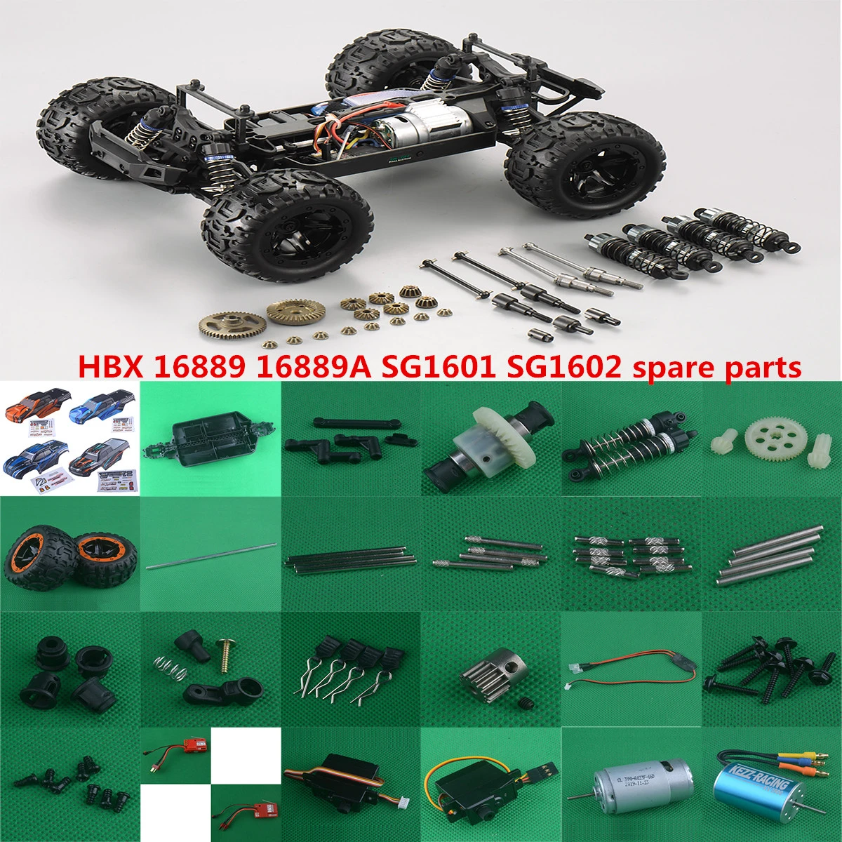 HBX 16889A 16889 SG1601 SG1602 RC Car 