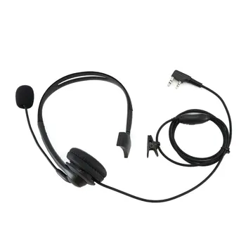

2Pin Walkie Talkie Headset Sponge Earpad Earpiece PPT Mic Accessories For Kenwood Baofeng UV-5R BF-888S Retevis H777 RT5R C9009A