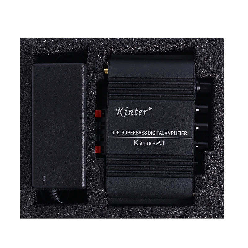 EU K3118-2.1 мини домашний стерео аудио усилитель bluetooth AMP 30 Вт* 2 автомобиля мощность аудио - Цвет: EU