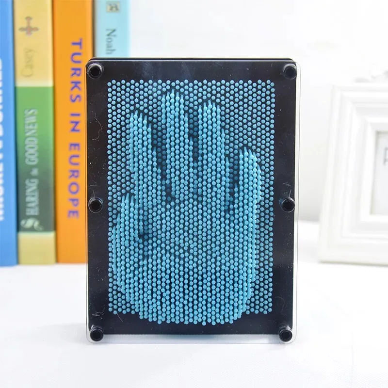 large Pin Art 3D Скульптура Игла DIY резьба Форма Настольная игрушка украшение Hogar дом декоративные украшения для дома - Цвет: large