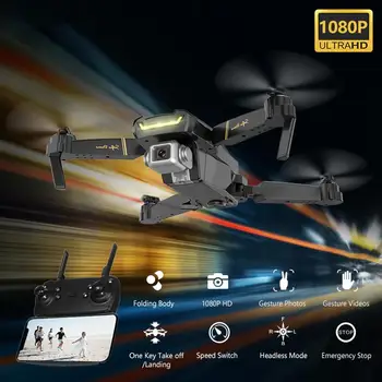 

Global Gw89 Rc Drone With 1080p Camera Hd Wifi Fpv Gesture Photo Video Altitude Hold Foldable Rc Quadcopter For Beginner Vs E58