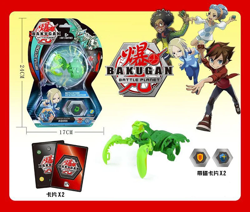 TOMY BAKUGAN битва Bakugans значение Набор Модель украшения, карты и магнитный коврик Детские игрушки подарок