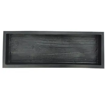 

Imitation Wood Grain DIY Path Maker Paving Cement Brick Mold Stepping Pavement Road Concrete Mould
