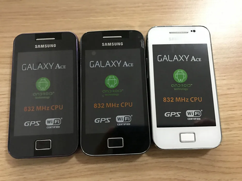 Разблокированный смартфон S5830i Samsung Galaxy Ace S5830 3G Wi Fi GPS камера 5 Мп сотовый телефон