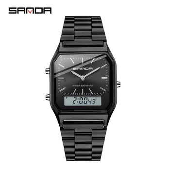 

SANDA Watch Men Digital Watches Electronic Clock Sports Watches Water Resistant Shock Outdoor Male LED Men's Watch Smart Watch