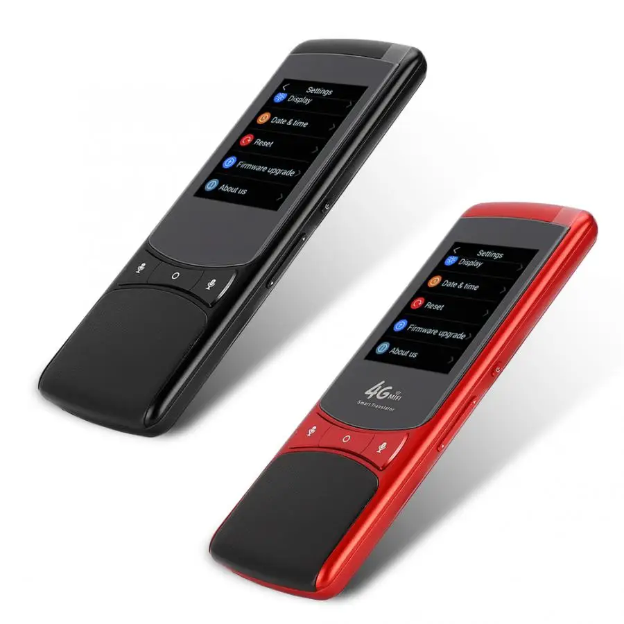 4G WiFi Интеллектуальный переводчик 75+ языков мульти-кантри фото перевод 1500mAh длинный режим ожидания микро USB поддержка для Android