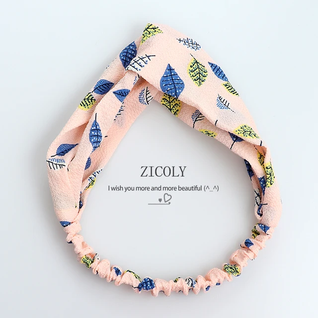 New Women Fashion Hair bands Cross Knot Elastic Hair Band Korean face wash hair band girl small fresh HairBands Hair Accessories style-12