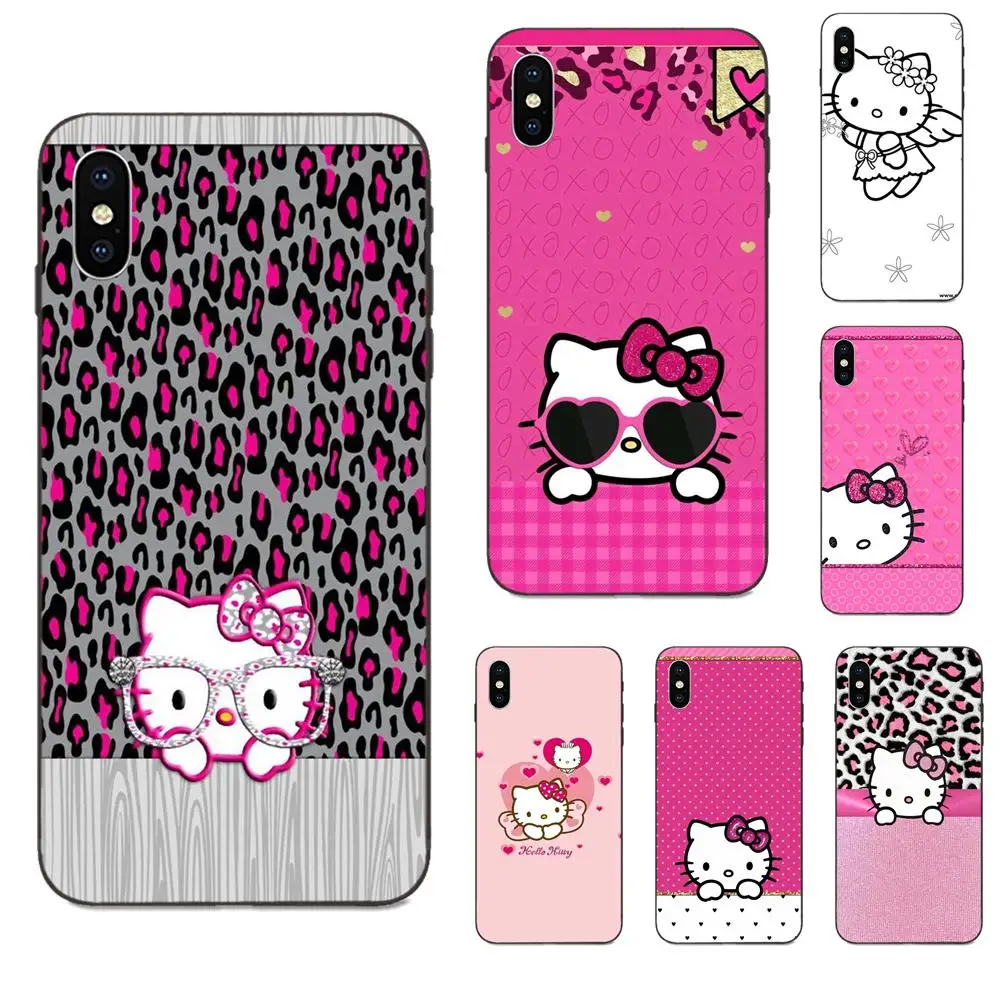 

TPU Cell Bags Hello Cat Kitty Cat Pattern For Xiaomi Mi Mix Max Note 2 2S 3 5X 6 6X 8 9 SE A1 A2 Lite Play Pro F1