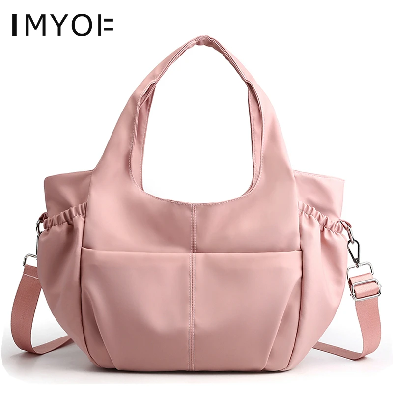 

New Oxrofd Waterproof Women Handbag Fashion Solid Color Large Capacity Ladies Shoulder Bag Simple Shopping Bags Casual Tote