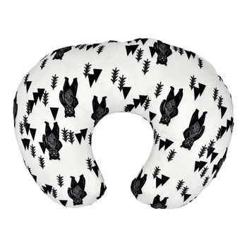 

Breastfeeding Gifts Neck Care Soft Detachable Comfortable Baby Feeding U-shaped Home Washable Maternity Pillow Cover Nursing