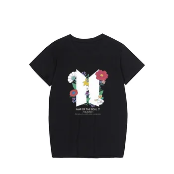 

Kpop bangtan boys T-shirts Map of the Soul 7 Album Cover Photo T-shirt Summer 2020