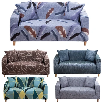 

Elastic Stretch Sofa Cover SlipcoversAll-inclusive Couch Case for Different Shape Sofa Loveseat Chair L-Style