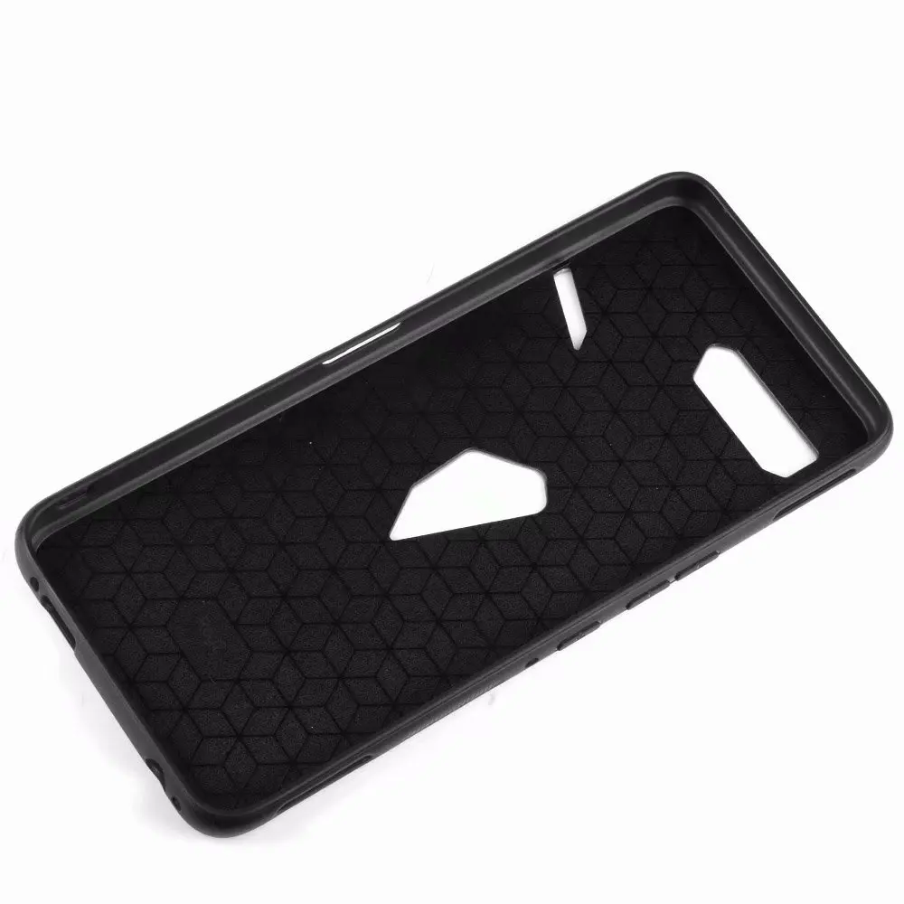 Для Asus ROG Phone 2 ZS660KL Чехол Жесткий PC из искусственной кожи жесткий пластиковый чехол для телефона для Asus ROG Phone II чехол задняя крышка