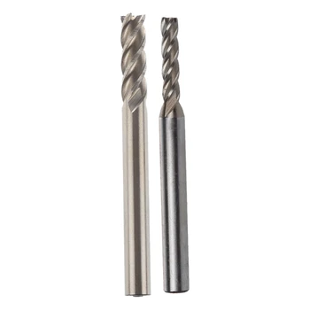 

2 Pcs End Mills Cutter :1 Pcs 4Mm X 6Mm Straight Shank 4 Flutes & 1 Pcs Straight Shank 6Mm Cutting Dia 4 Flutes Milling