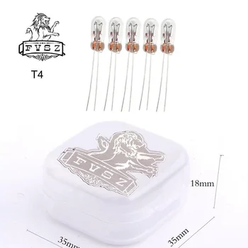 

5Pcs T4 12V 1.4W Car Instrumen light Bulbs Yellow Wedge Gauge Dashboard Cluster Lights Panel bulb