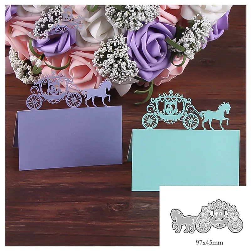 Металлическое ремесло принцесса каретка металлические штампы фотоальбом DIY