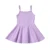 2021 Лето Новый Хлопок Baby Girls Sling Dress Детская Повседневная Стильная Одежда baby Girl Kids Princess Birthday Платья без Рукавов