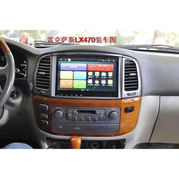 

car Multimedia Player Quad Core Android 8.0 Car Radio GPS Navigation for Lexus LX470 / For Toyota Land Cruiser LC100 1998-2002