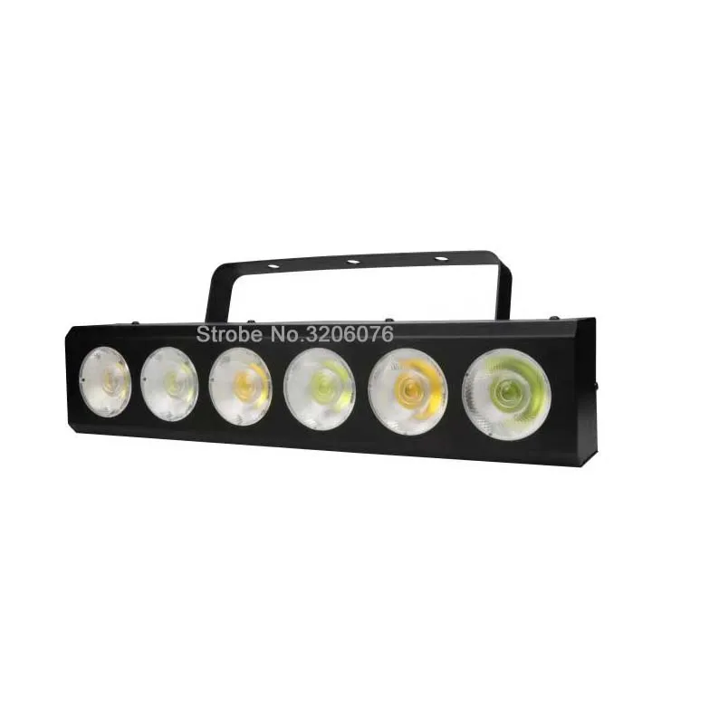 Новейший WW или CW 6 eyes dmx 6x50w cob led blinder matrix bar сценический светильник, светильник для дискотеки