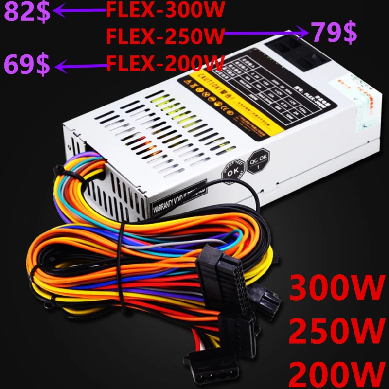 

New Original PSU For Cemo HTPC 9001 1001 9000 Small 1U 300W 250W 200W Switching Power Supply FLEX-300W FLEX-250W FLEX-200W